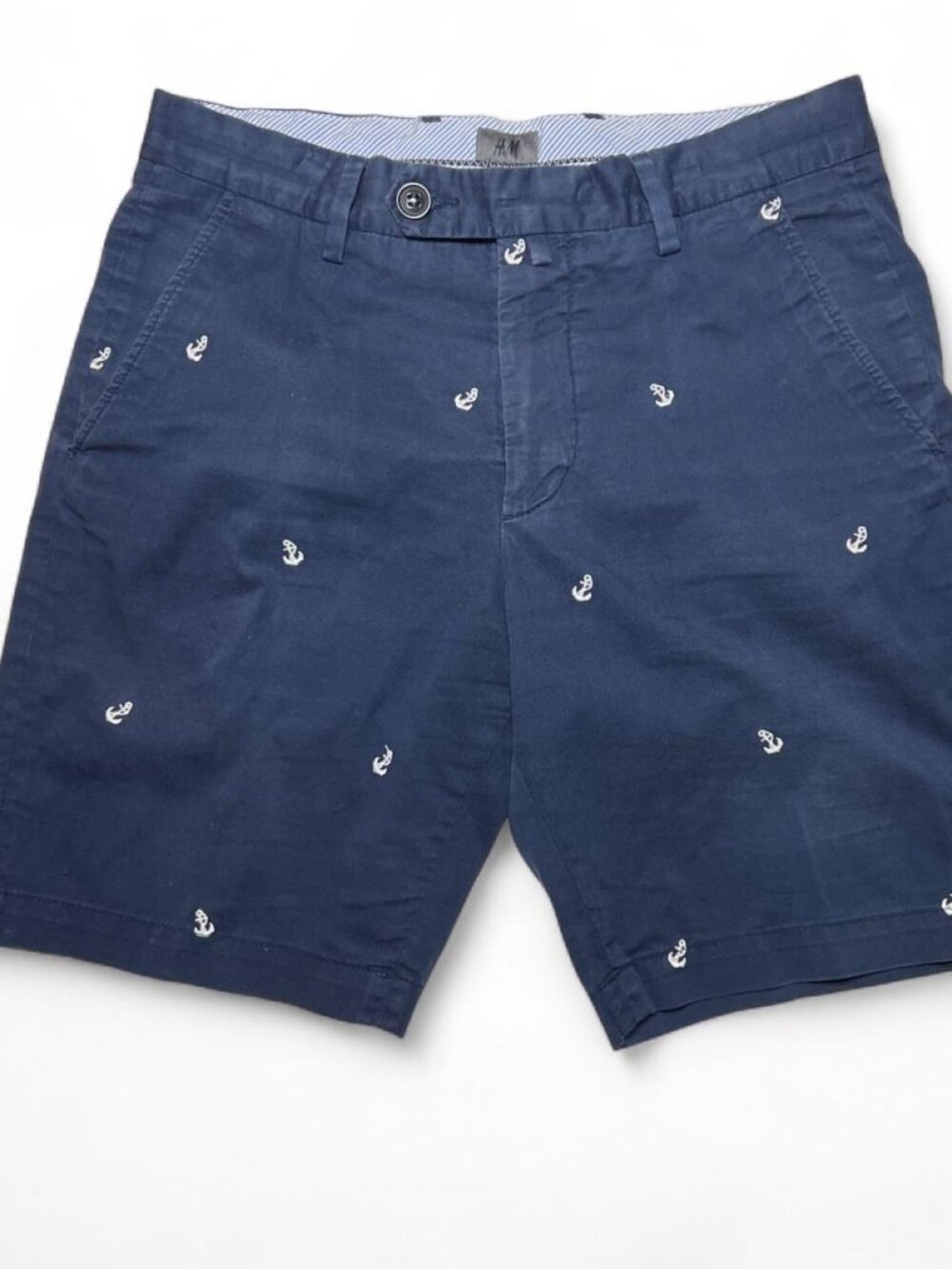 H&M Women's Navy and Blue Shorts